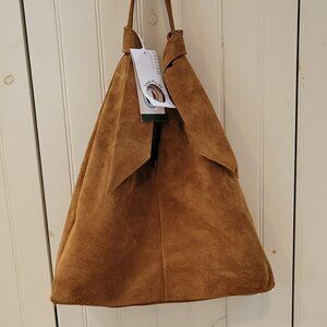 Brown Suede BoHo Bag